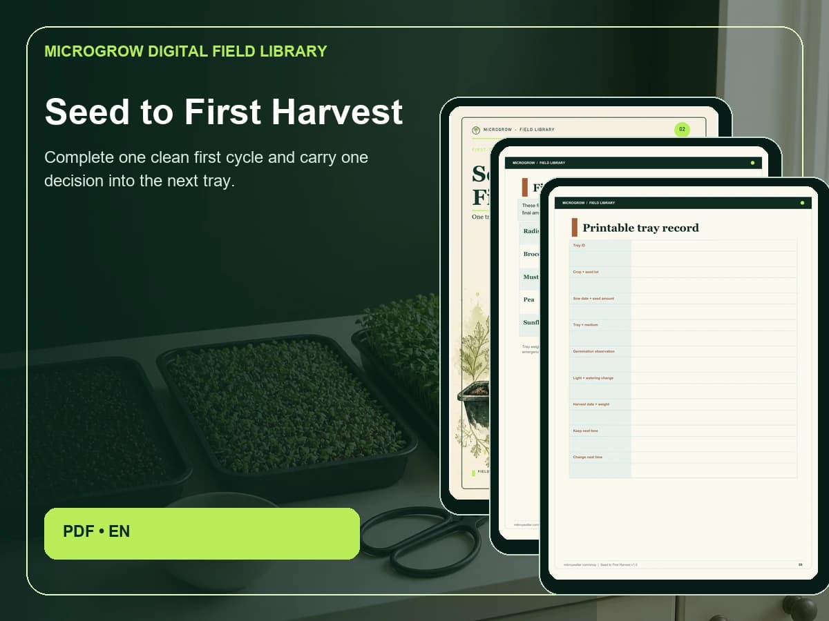 Seed to First Harvest cover and interior page preview