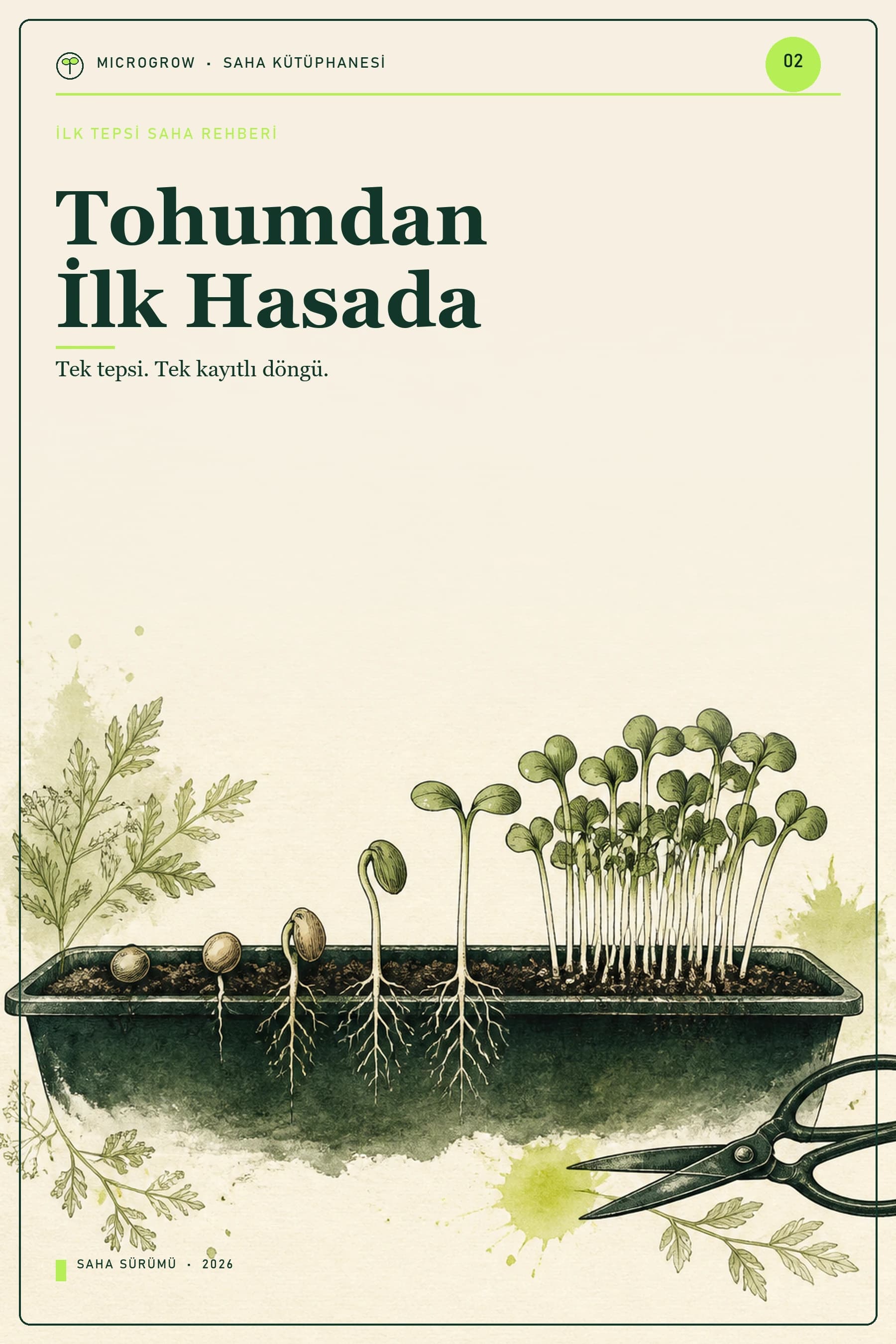 Tohumdan İlk Hasada