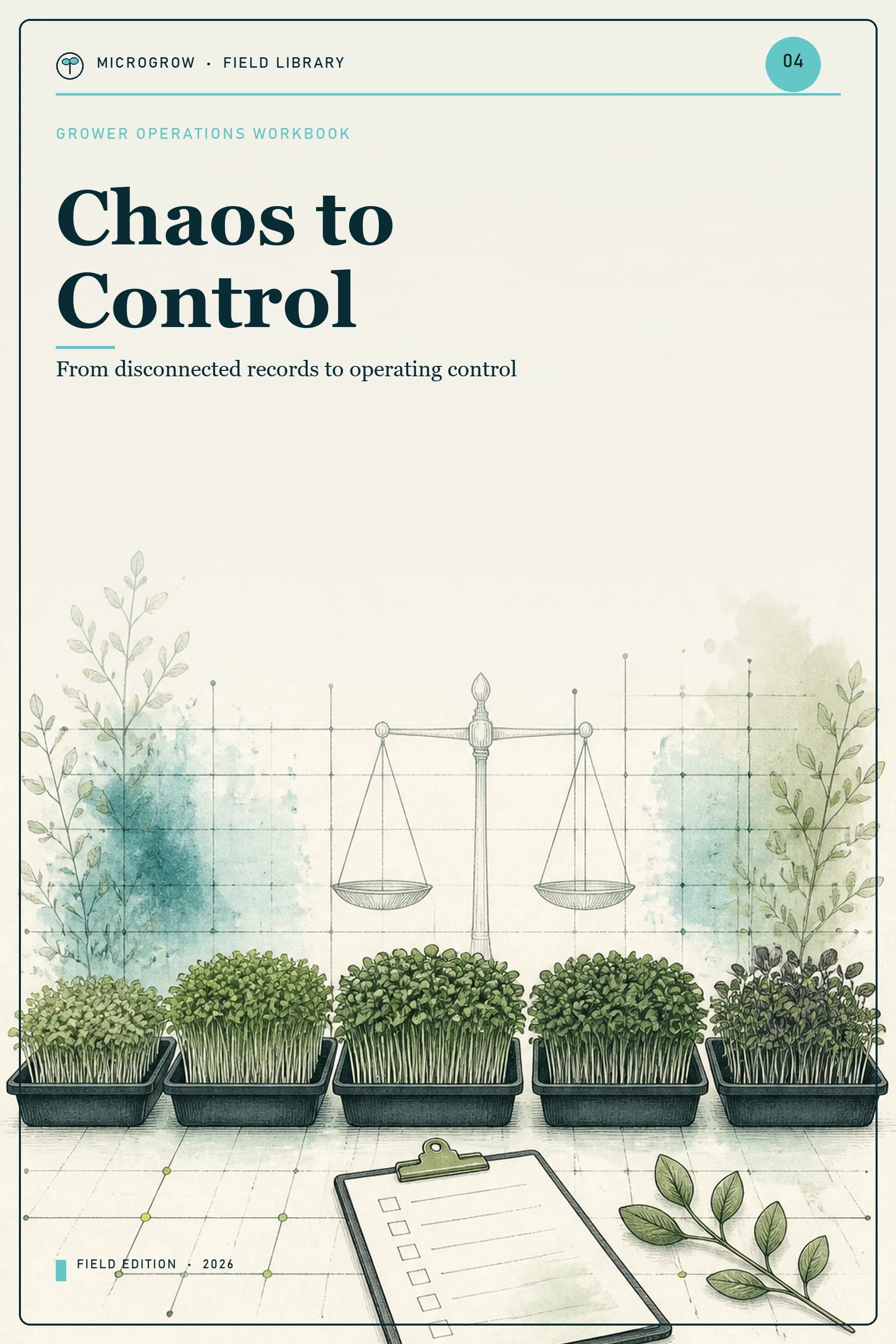 Chaos to Control: The Grower Operations Workbook