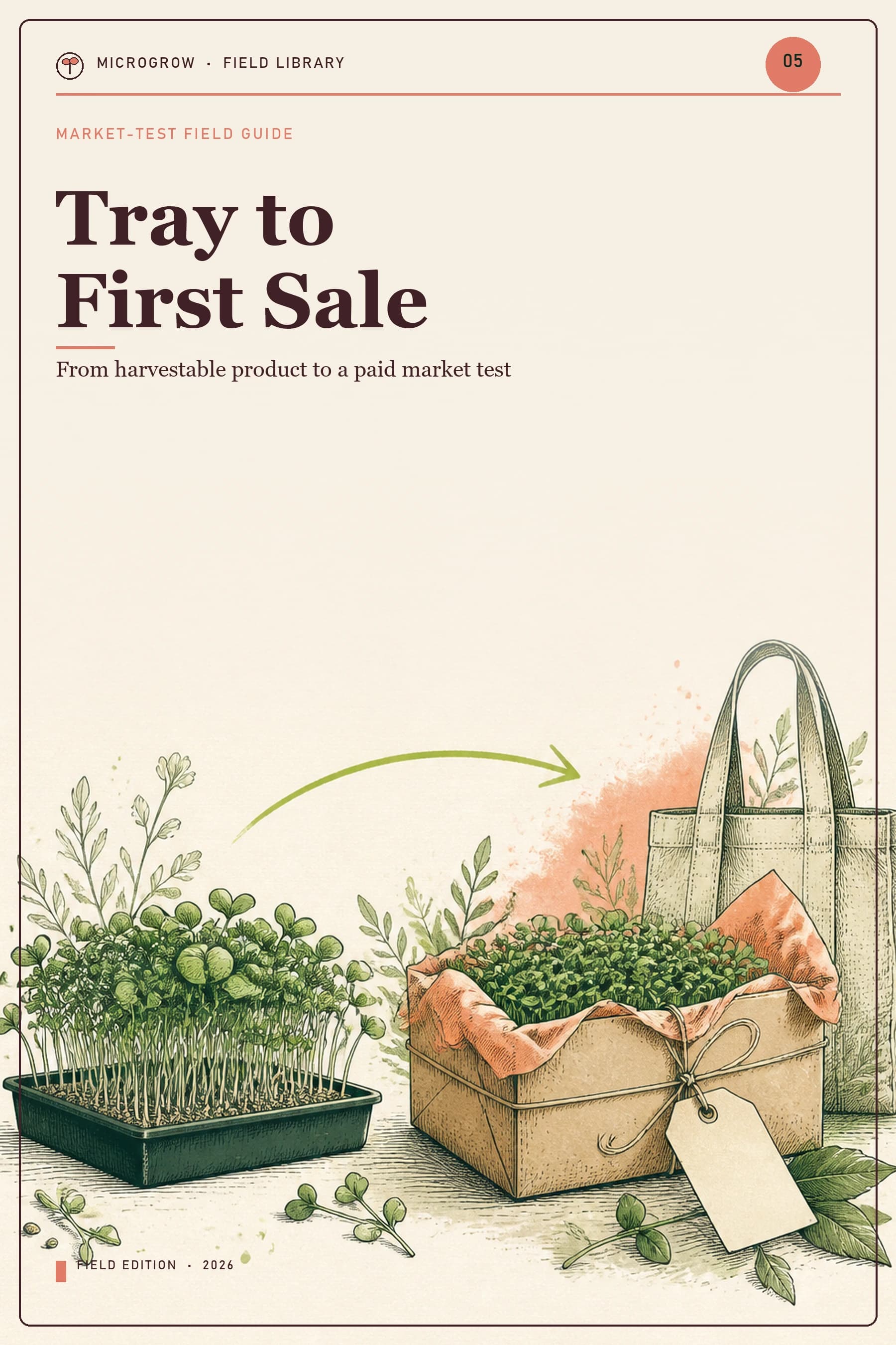 Tray to First Sale