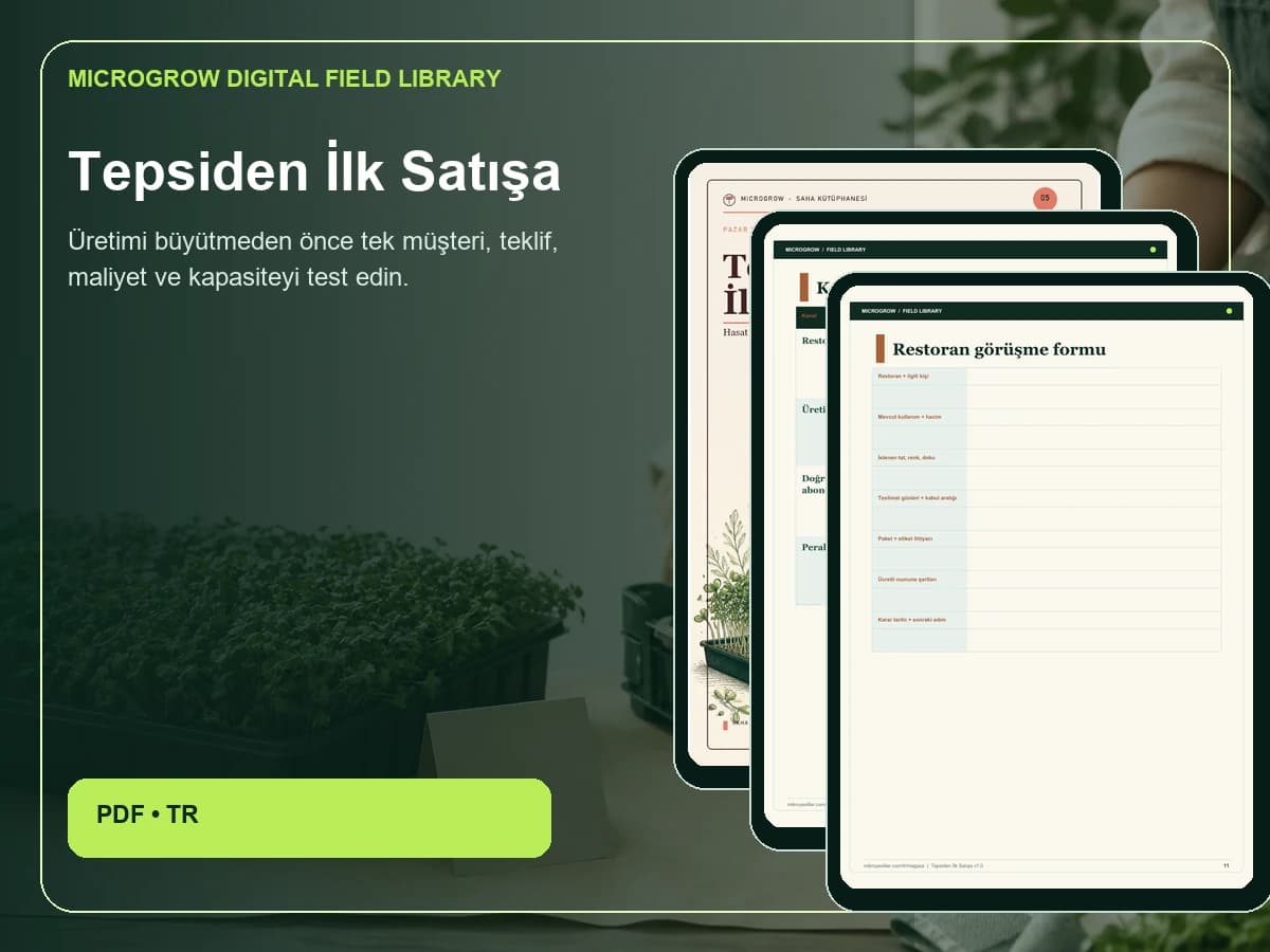 Tepsiden İlk Satışa kapak ve iç sayfa ön izlemesi