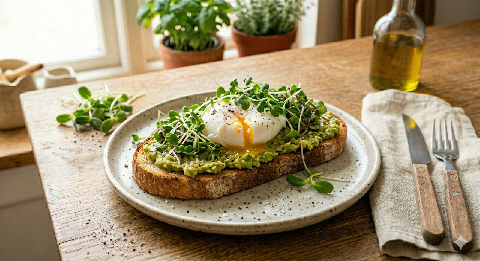 Microgreens Avocado Toast