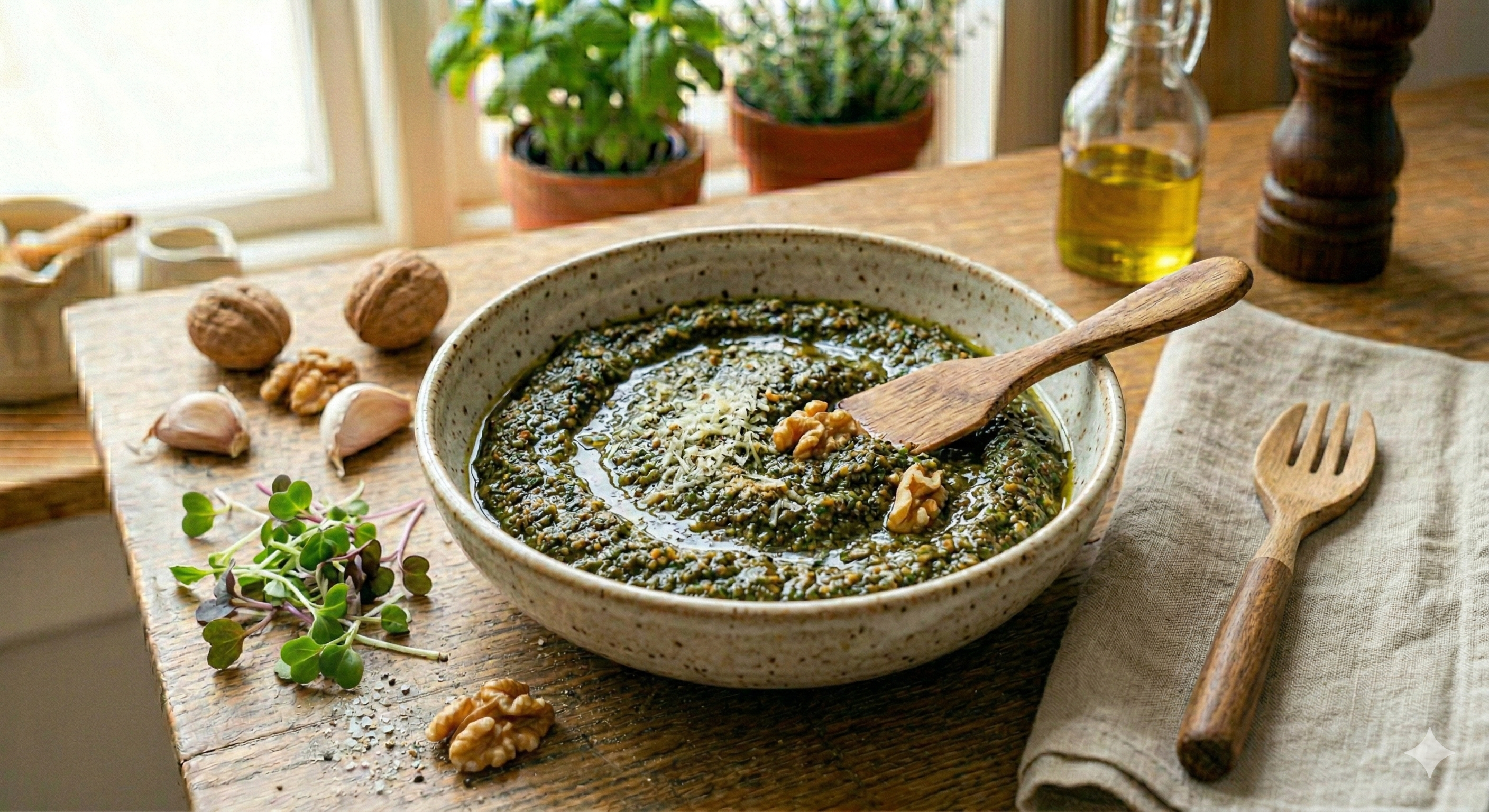 Microgreens Pesto Sauce