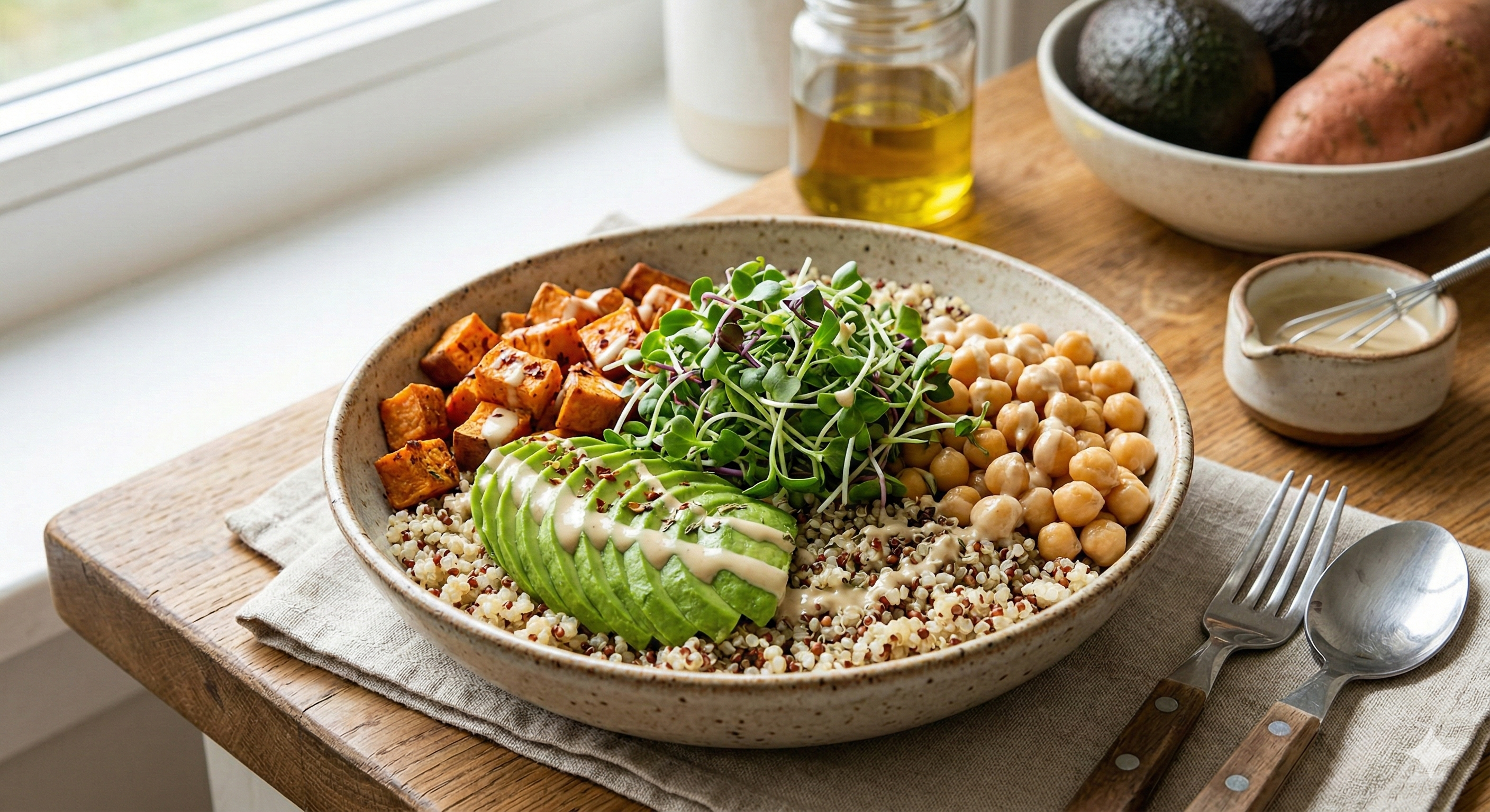 Healthy Quinoa Bowl (Buddha Bowl)