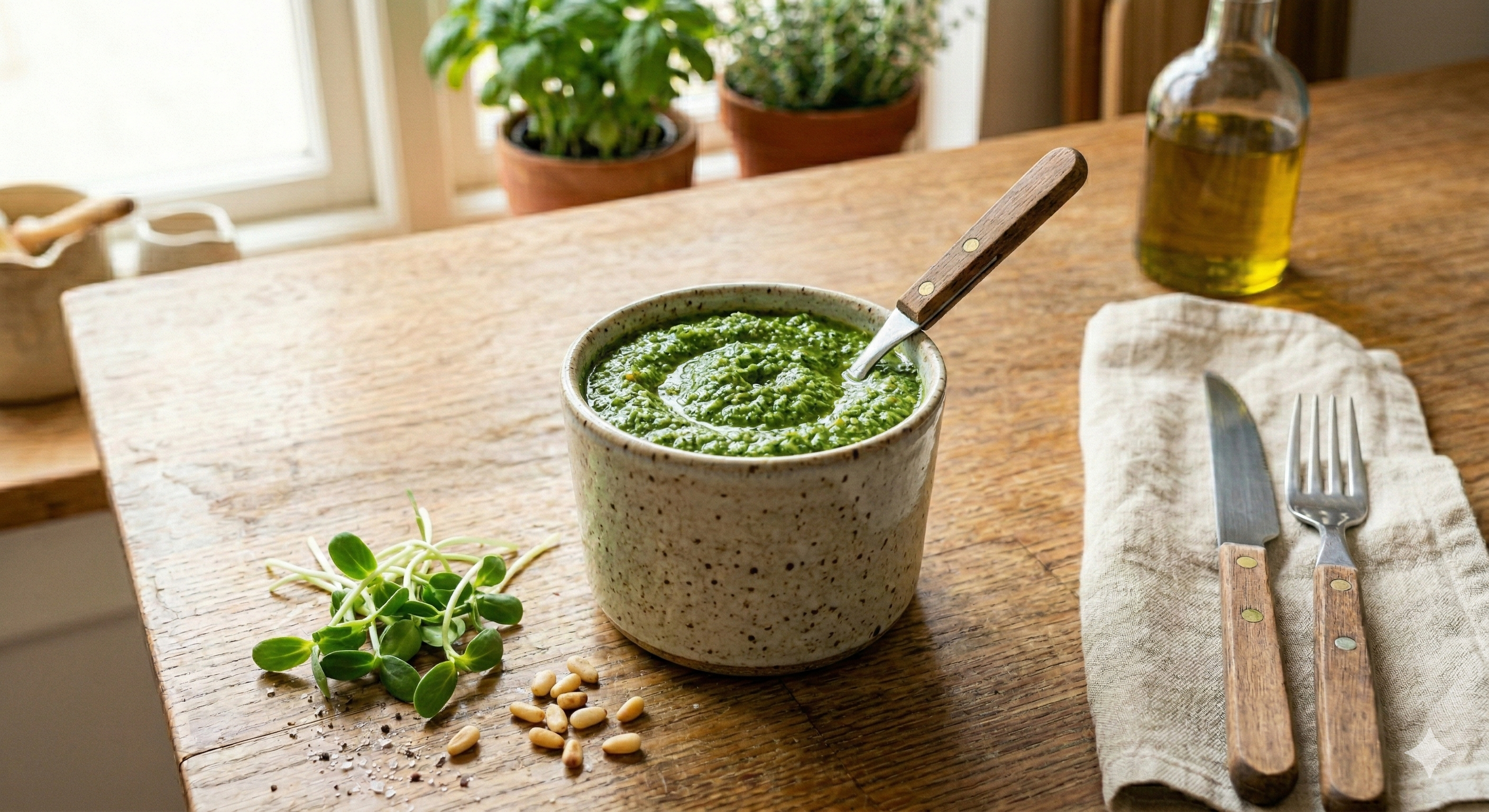 Microgreens Pesto