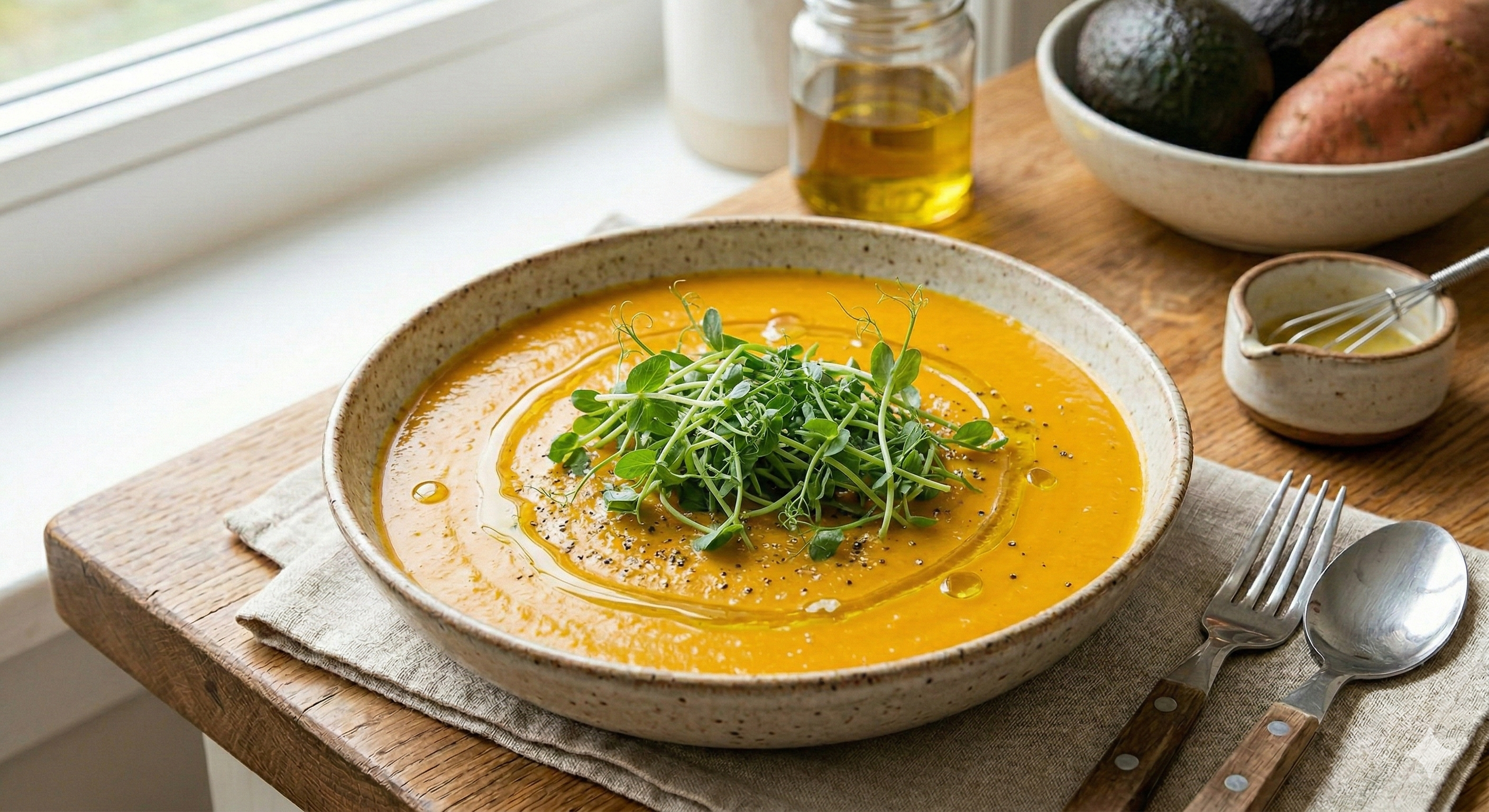 Microgreens Soup Garnish